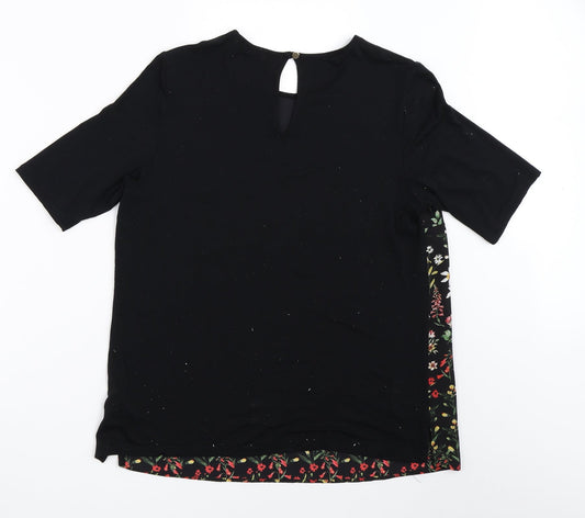 Per Una Womens Black Basic Blouse Size 12