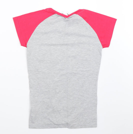 Reebok Girls Grey Basic T-Shirt Size 14 Years
