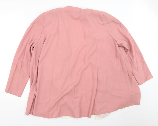 Principles Womens Pink Jacket Blazer Size 14