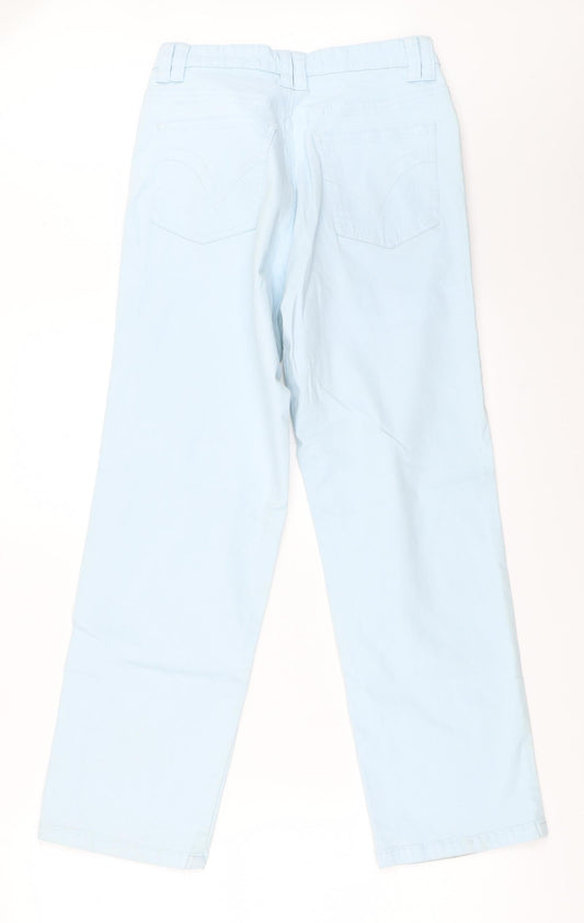 Papaya Womens Blue Straight Jeans Size 10 L26 in