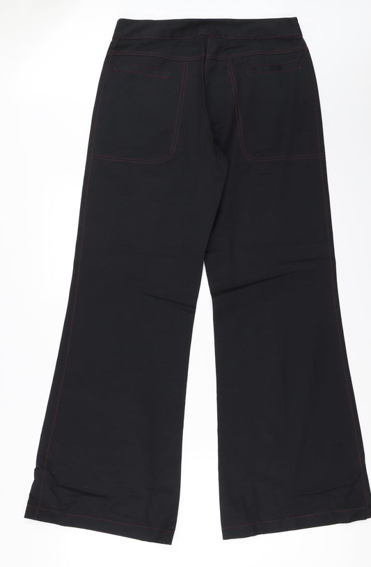 Mo Womens Black Trousers Size 12 L31 in