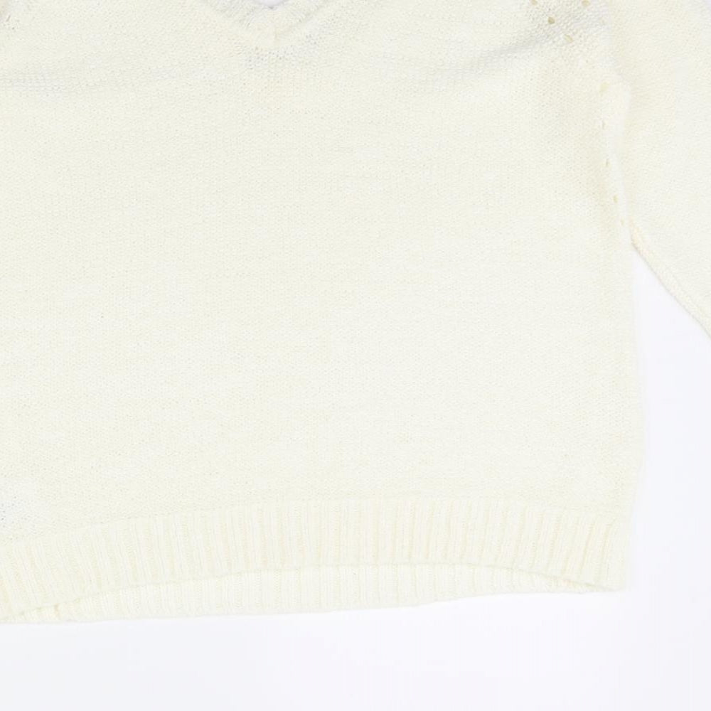 NEXT Womens Ivory Pullover Jumper Size S
