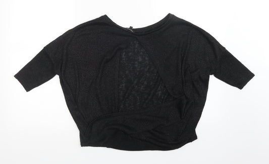 River Island Womens Black Basic Blouse Size 6