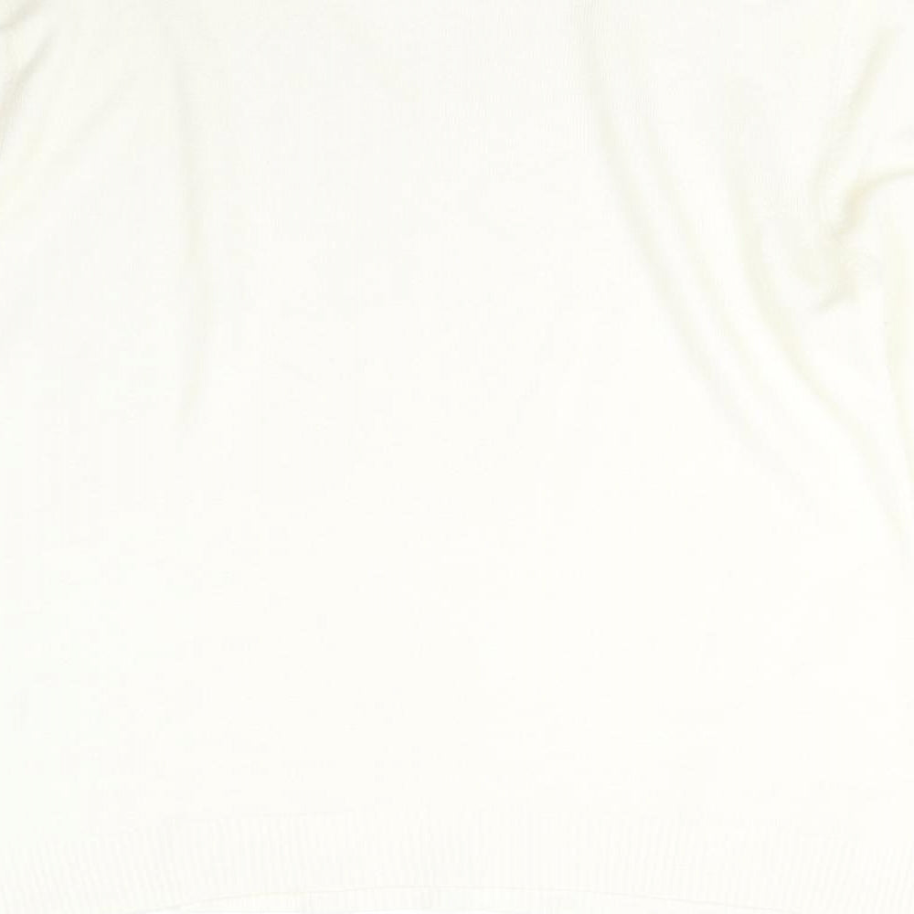 Damart Womens Ivory Knit Pullover Jumper Size M