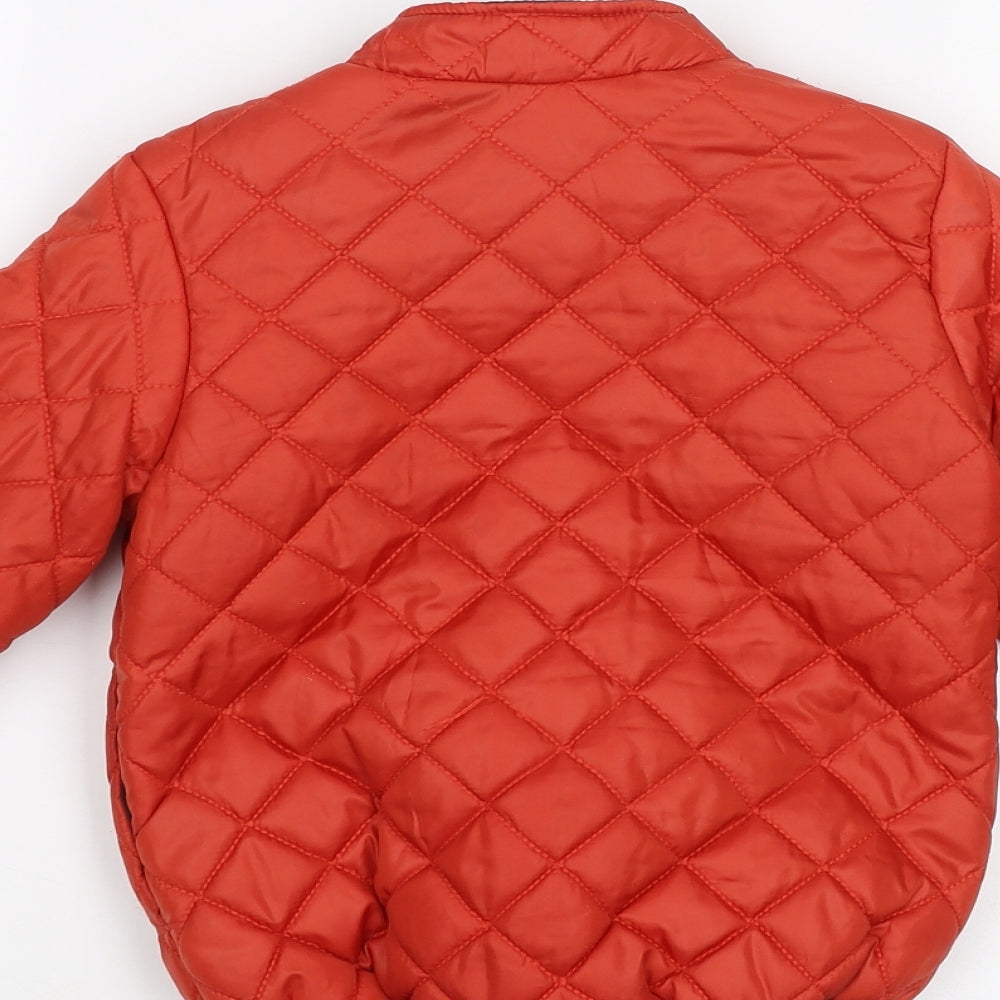 Blue Zoo Boys Orange Jacket Size 2-3 Years