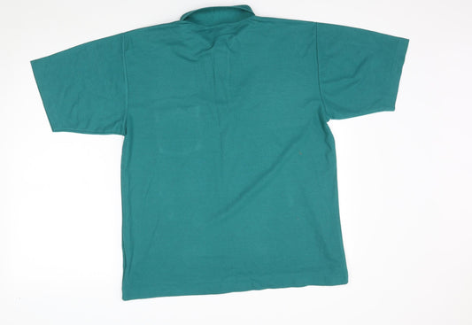 clever Mens Blue Polo Size L