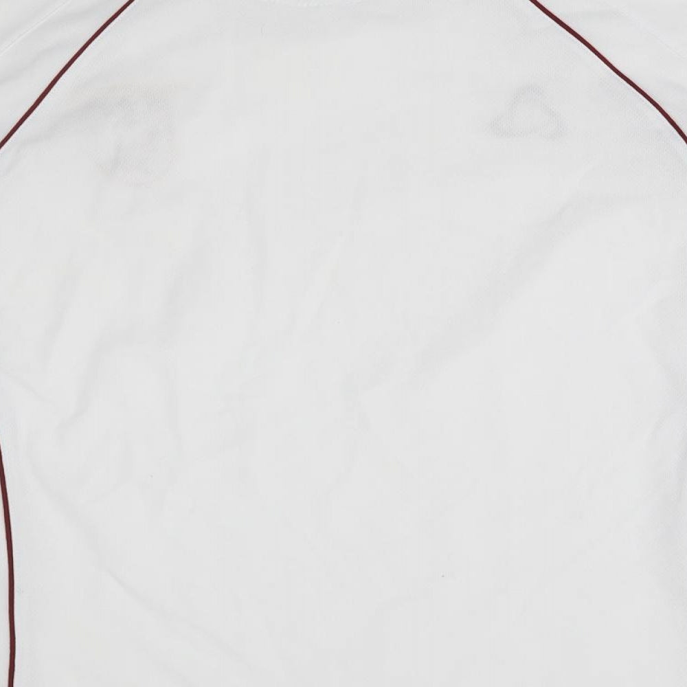 Orion Womens White Basic T-Shirt Size S