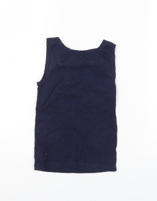 Gap Girls Blue Basic T-Shirt Size XS