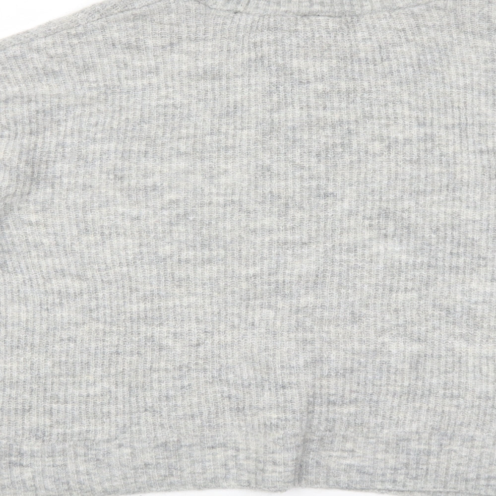 Divided Womens Grey Pullover Jumper Size M