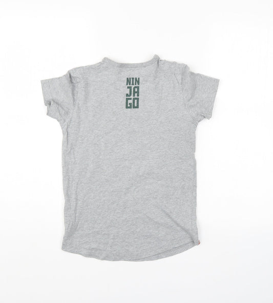 LEGO Boys Grey Basic T-Shirt Size 8 Years - lego