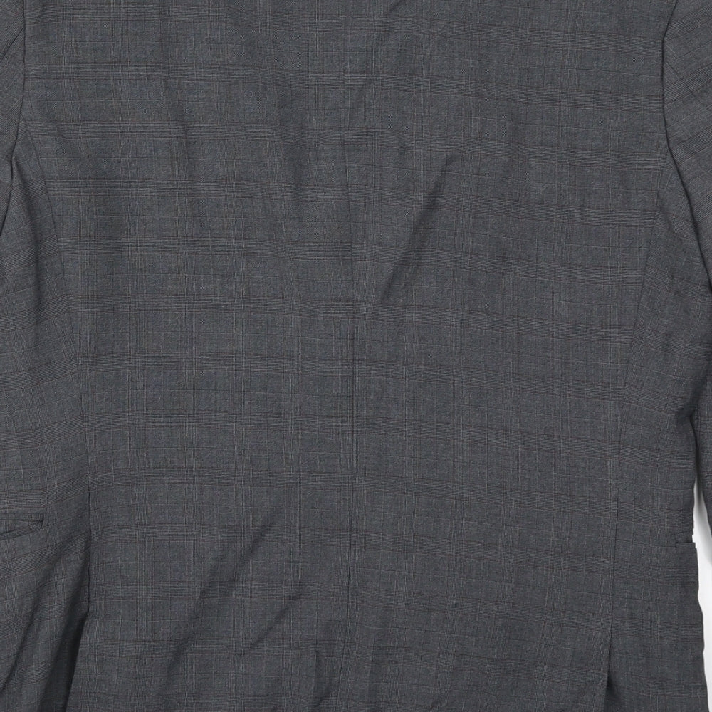 George Mens Grey Jacket Suit Jacket Size 38