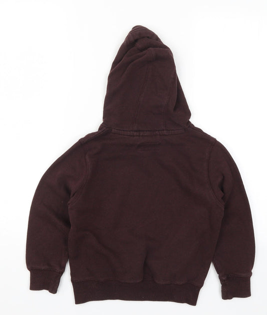 NEXT Boys Brown Pullover Hoodie Size 6 Years - Tune