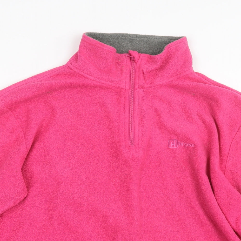 Hi Gear Womens Pink Pullover Sweatshirt Size 14