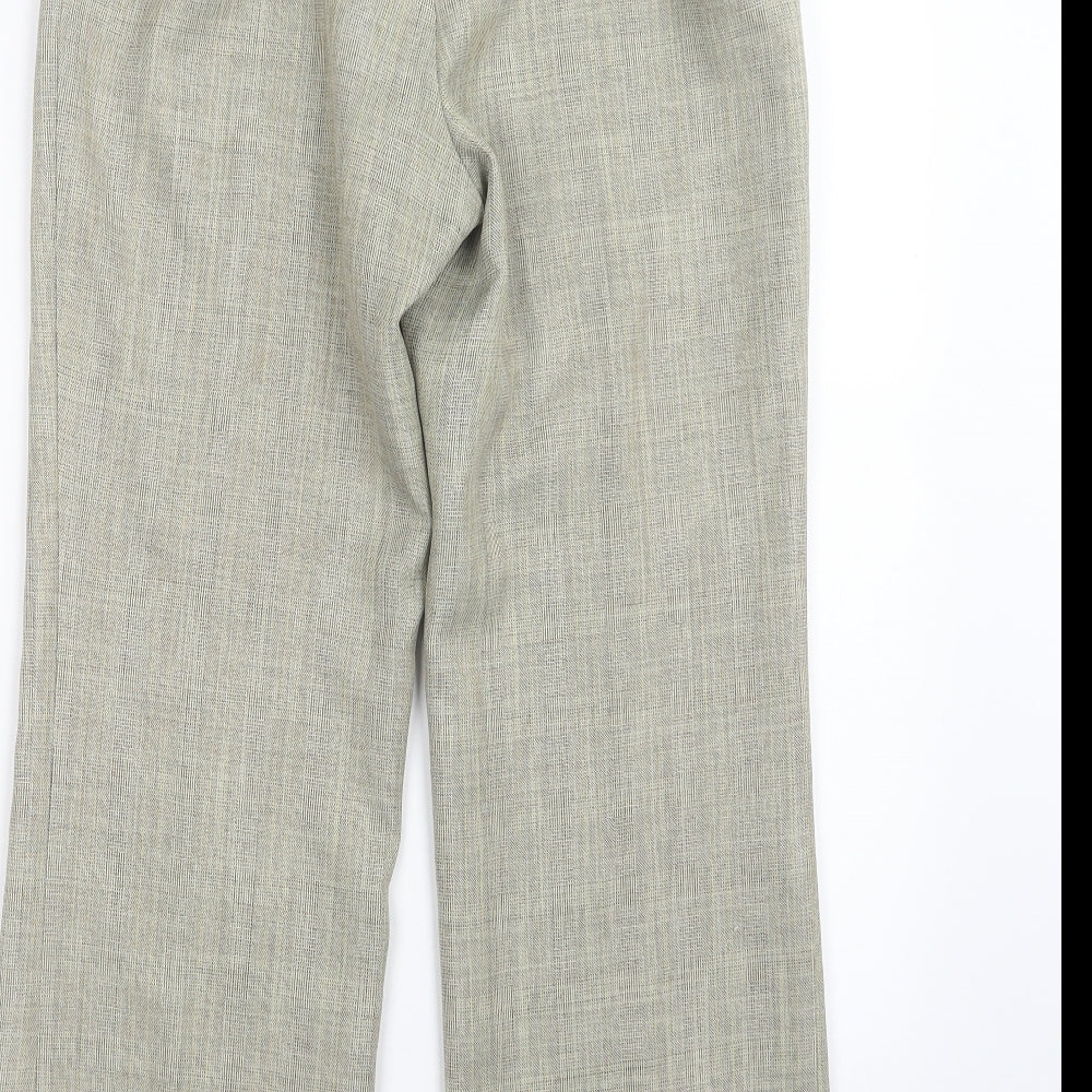 Marks and Spencer Womens Green Trousers Size 10 L26.5 in