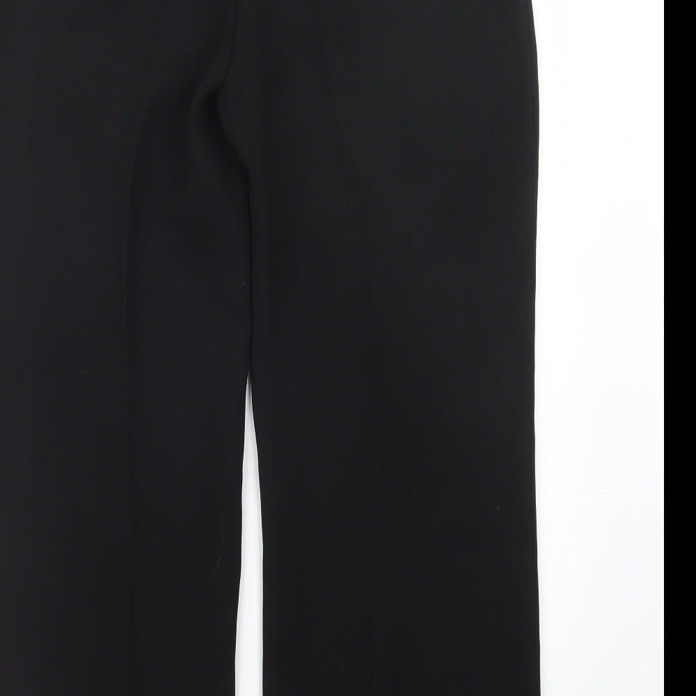 Debenhams Womens Black Trousers Size 12 L28.5 in