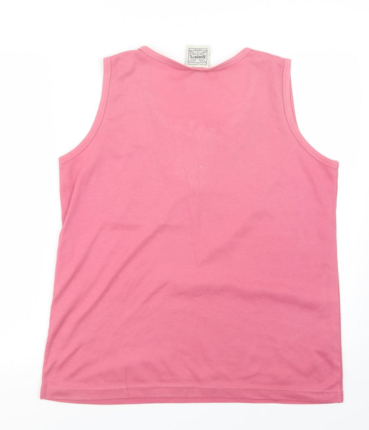 Nuggets Womens Pink Basic Tank One Size
