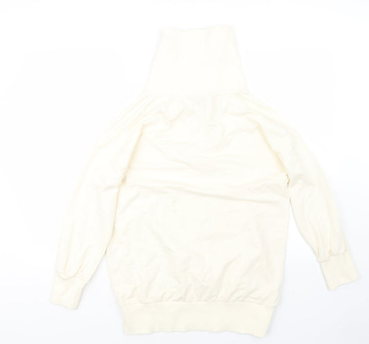 Wallis Womens Ivory Pullover Sweatshirt Size M