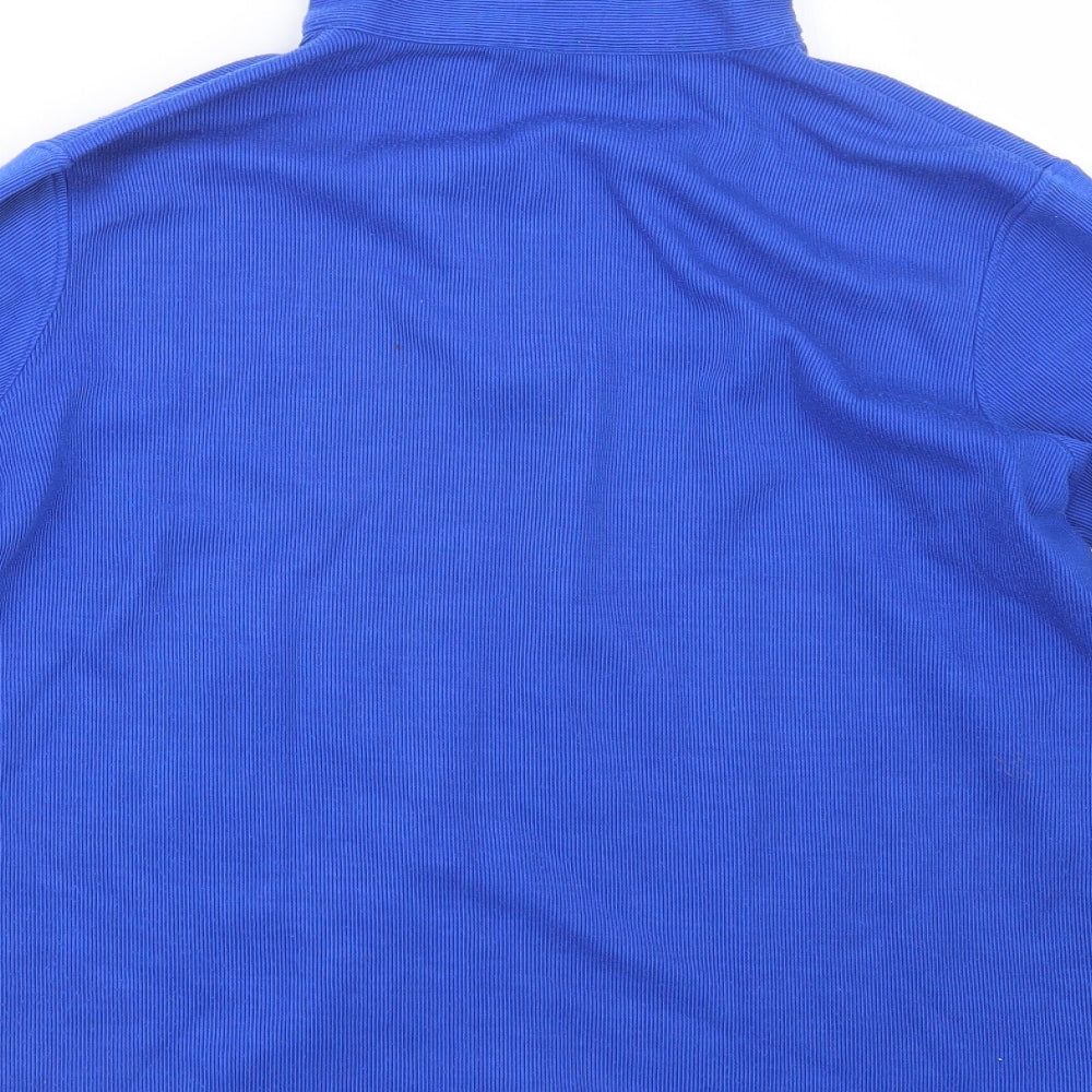 editions Womens Blue Knit Pullover Jumper Size 10