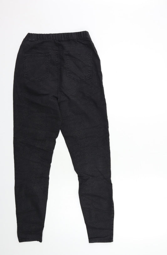 Papaya Womens Black Denim Jegging Jeans Size 8 L26 in
