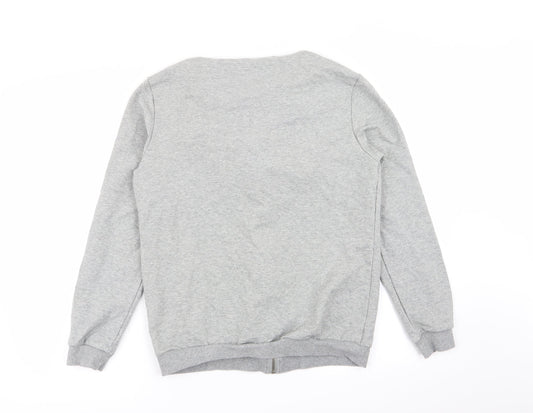 clothing credere Mens Grey Full Zip Jumper Size M