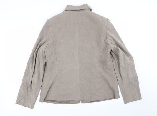 BM Womens Beige Jacket Size 14