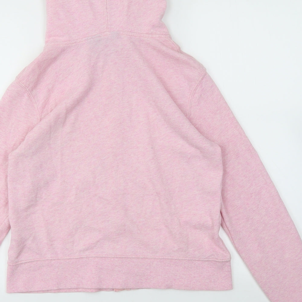 NEW LOOK Womens Pink Paisley Full Zip Jumper Size 10