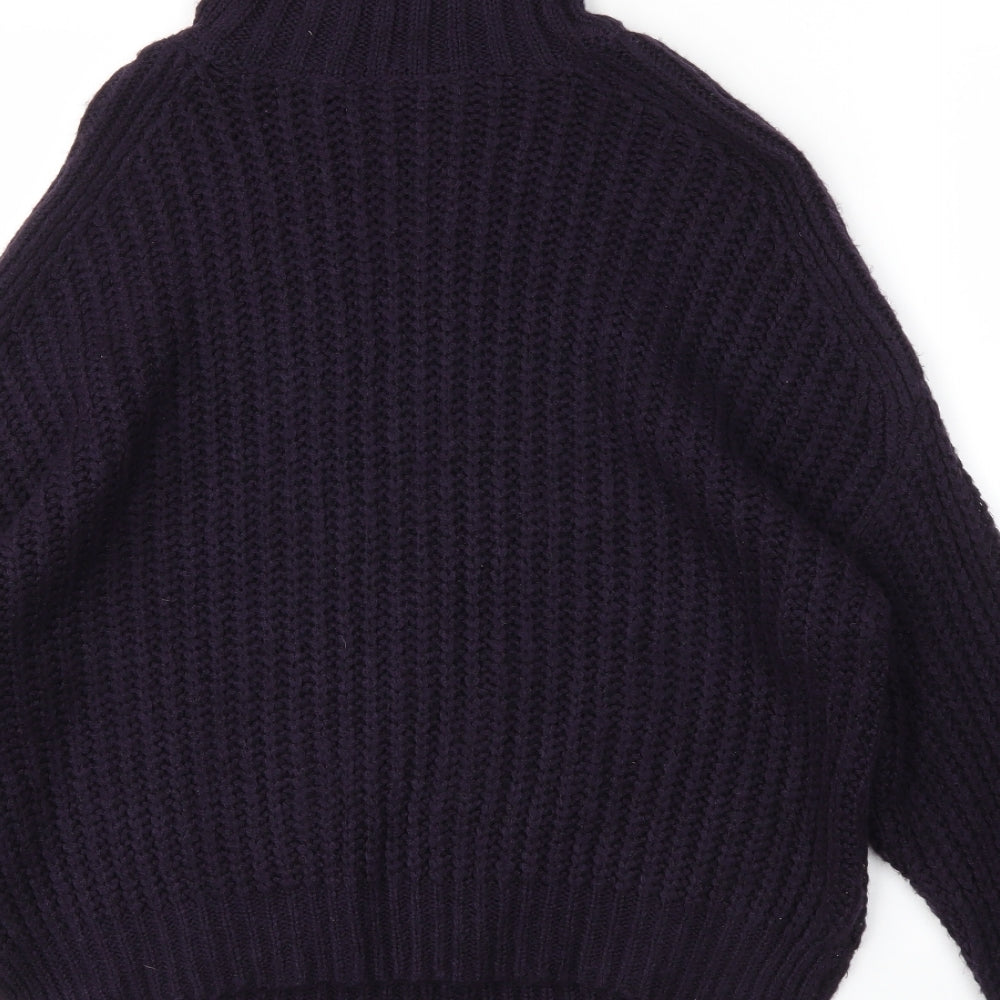 M&S Womens Purple Pullover Jumper Size M
