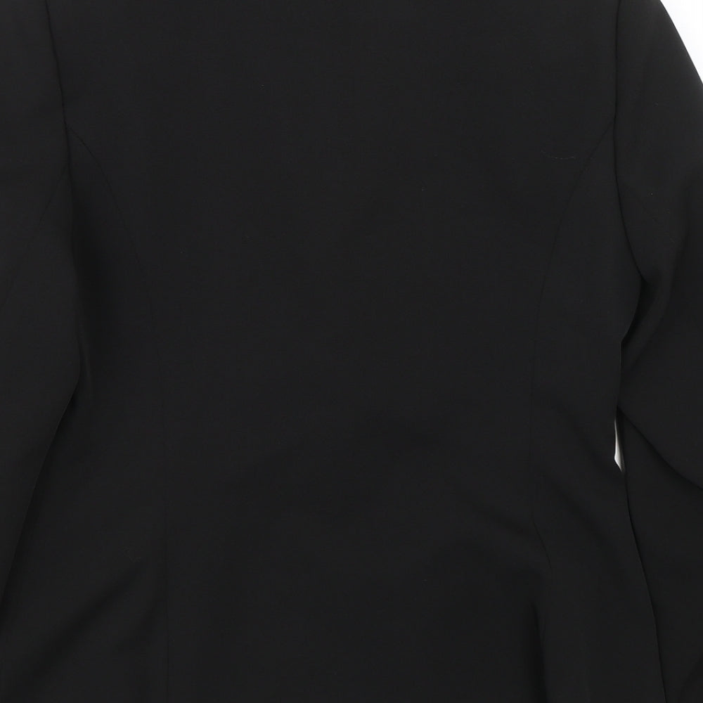 AMARANTO Womens Blue Jacket Suit Size 10