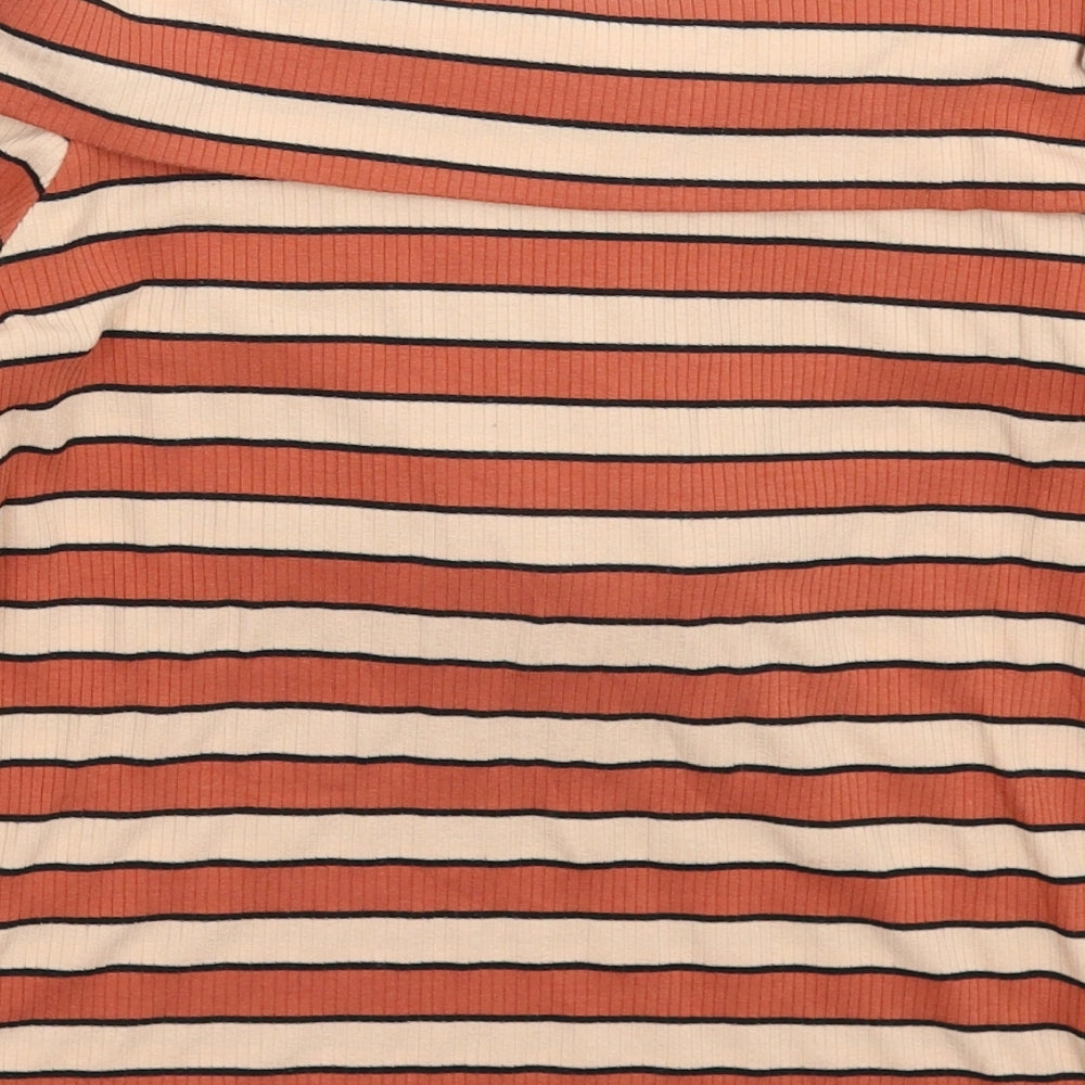 River Island Womens Multicoloured Striped Pullover Jumper Size 16
