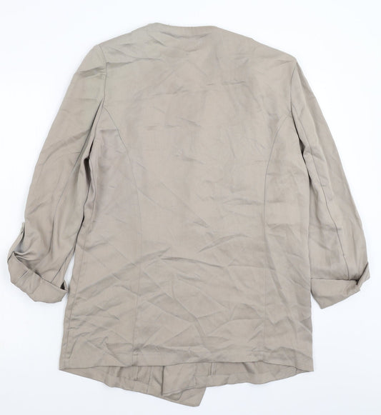 M&Co Womens Grey Jacket Size 14