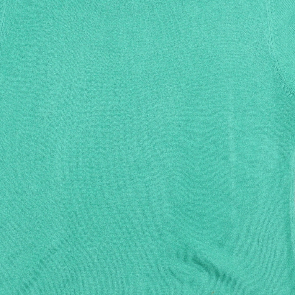 Marks and Spencer Womens Green Knit Pullover Jumper Size M
