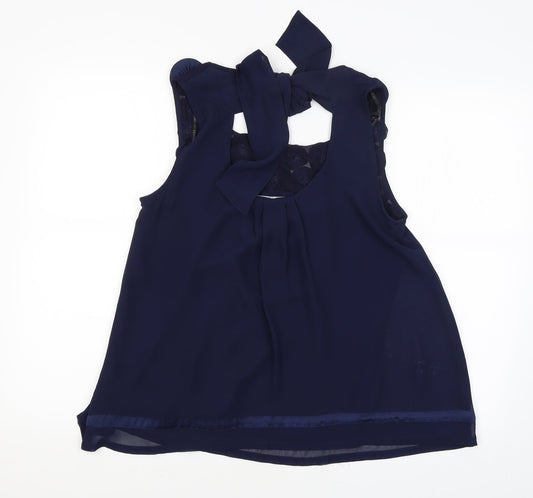 Dorothy Perkins Womens Blue Basic Blouse Size 10
