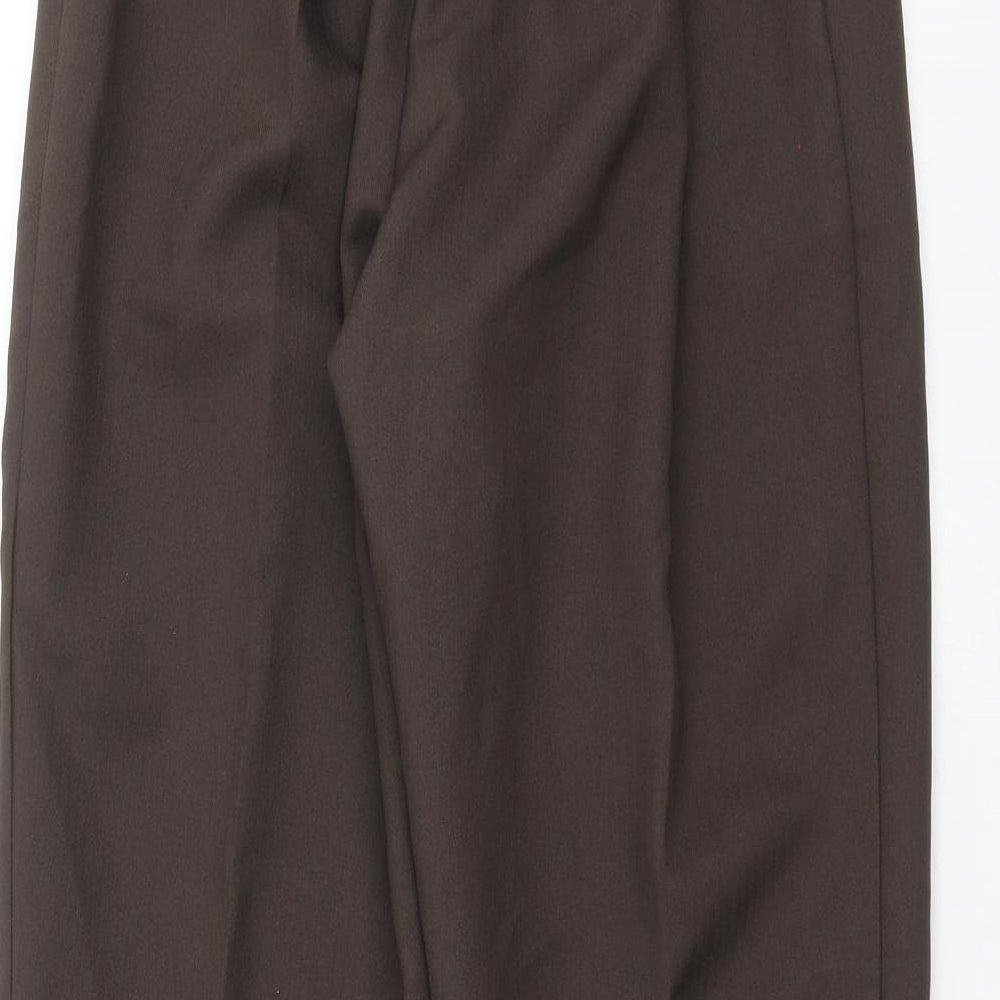 Preworn Womens Brown Trousers Size 12 L26 in