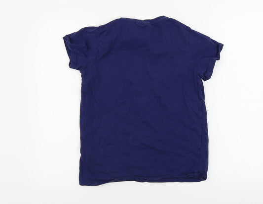 Saint Tropez Mens Blue T-Shirt Size XS