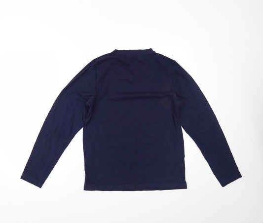 i smalls Womens Blue Basic T-Shirt Size S