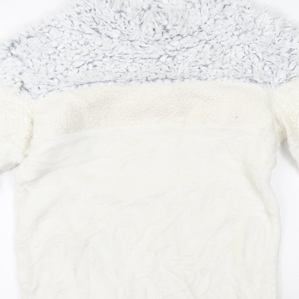 George Womens White Top Pyjama Top Size 10