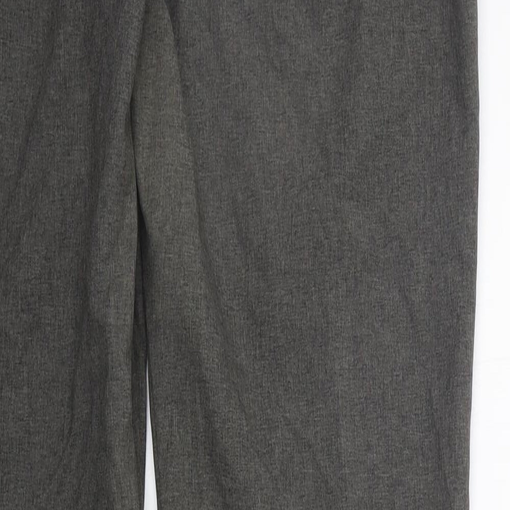Marks and Spencer Womens Grey Trousers Size 12 L27 in
