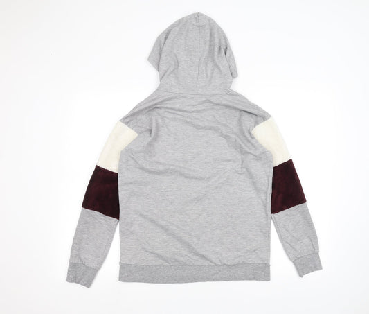 Select Womens Grey Pullover Hoodie Size 12