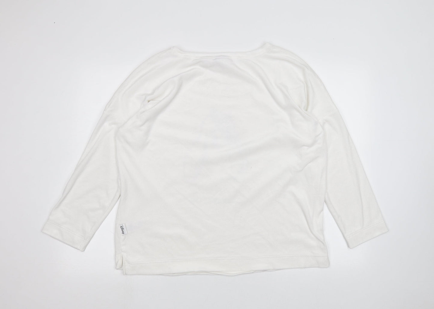Disney Womens White   Pullover Jumper Size 12