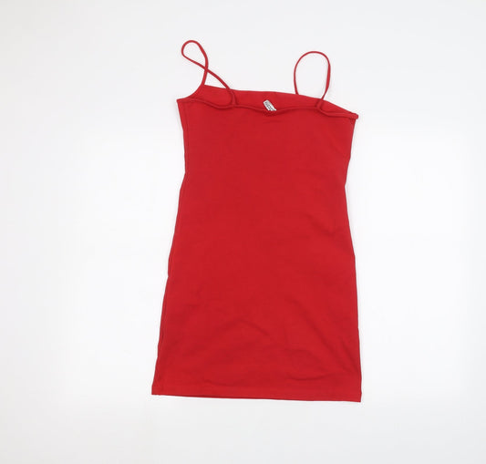 H&M Womens Red Basic Blouse Size M
