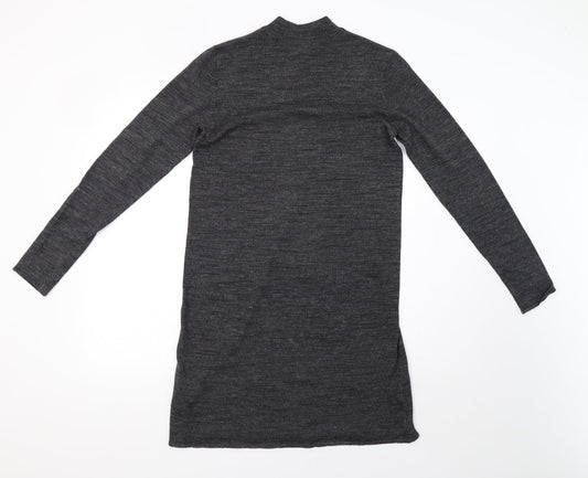 H&M Womens Grey Knit A-Line Size M