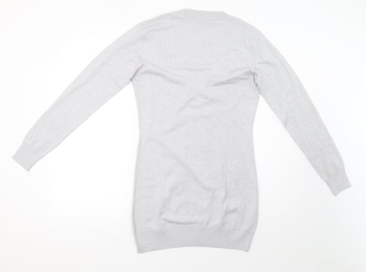 mixin Womens Grey A-Line Size L