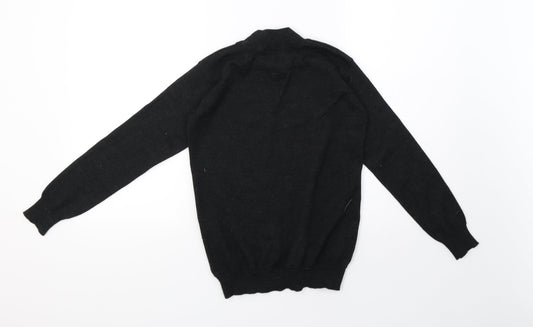 Preworn Womens Grey Knit Pullover Sweatshirt Size 8