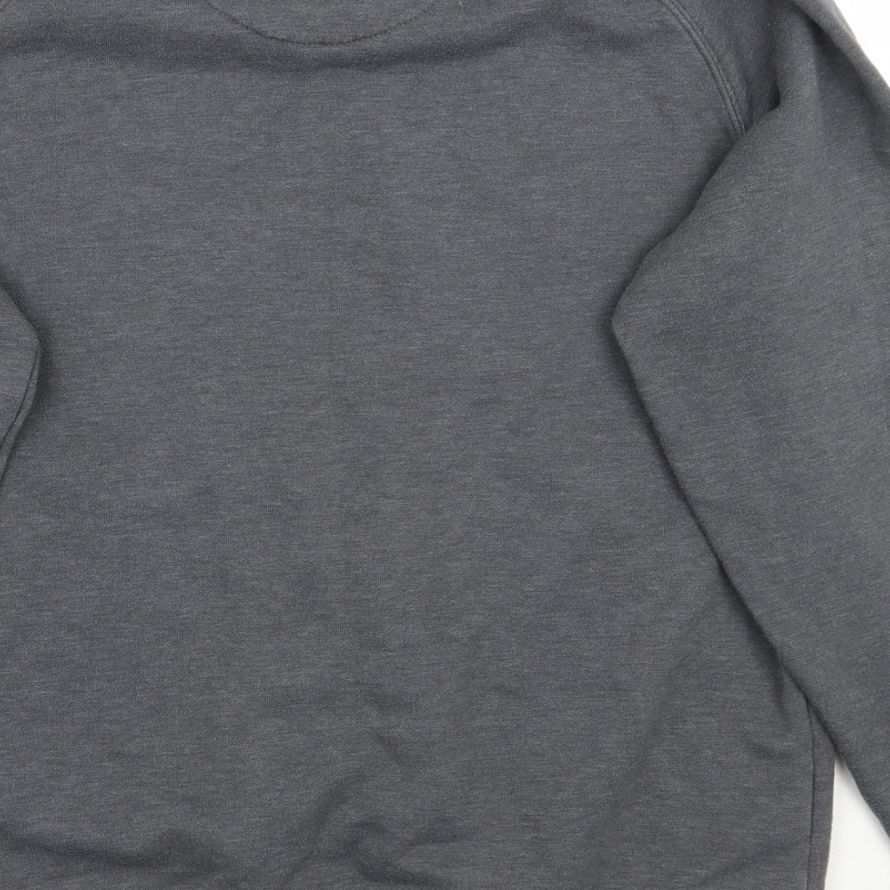 Easy Womens Grey Pullover Jumper Size M