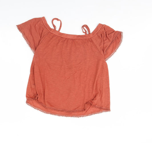 NEXT Womens Orange Basic Blouse Size 12