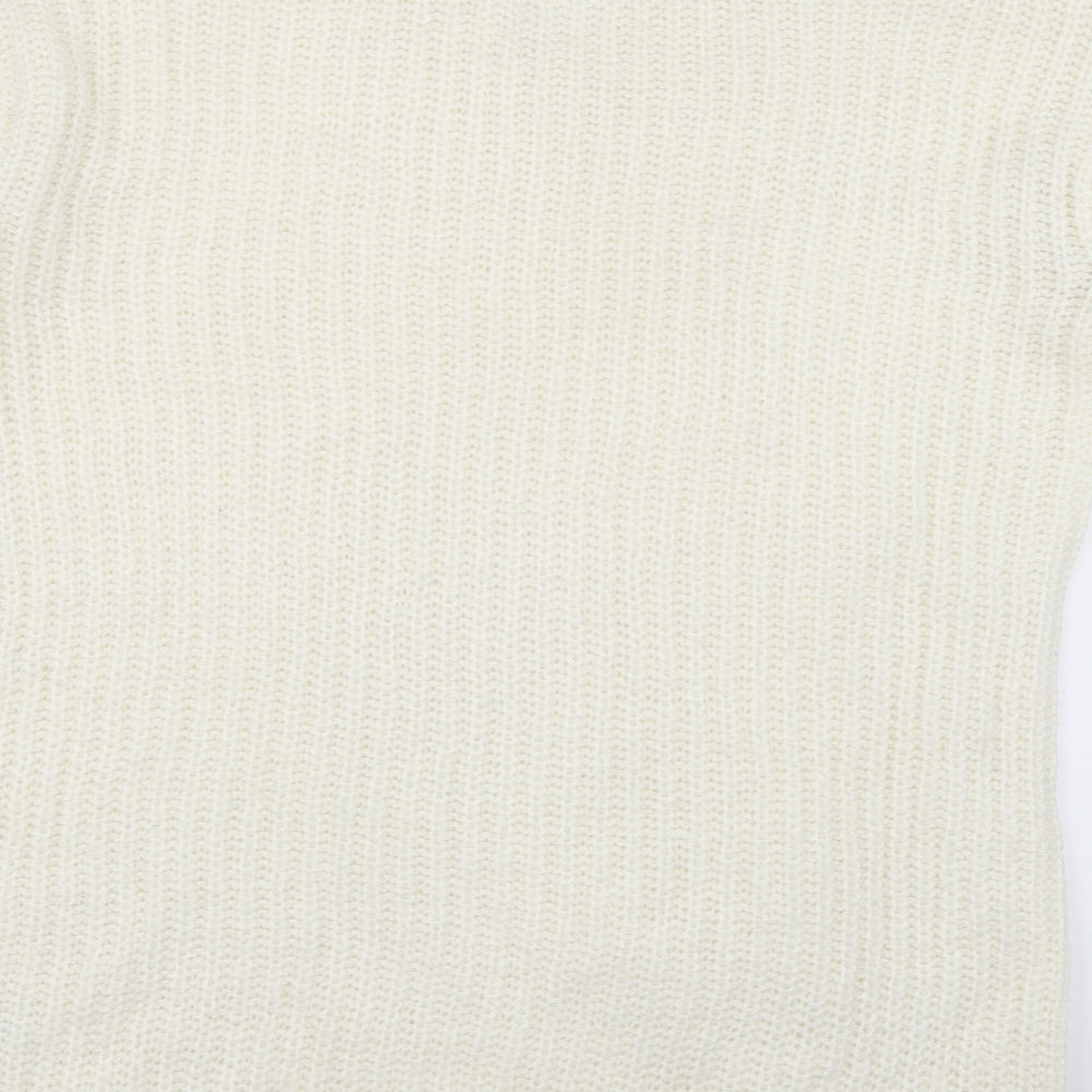 George Womens Silver Pullover Jumper Size 8
