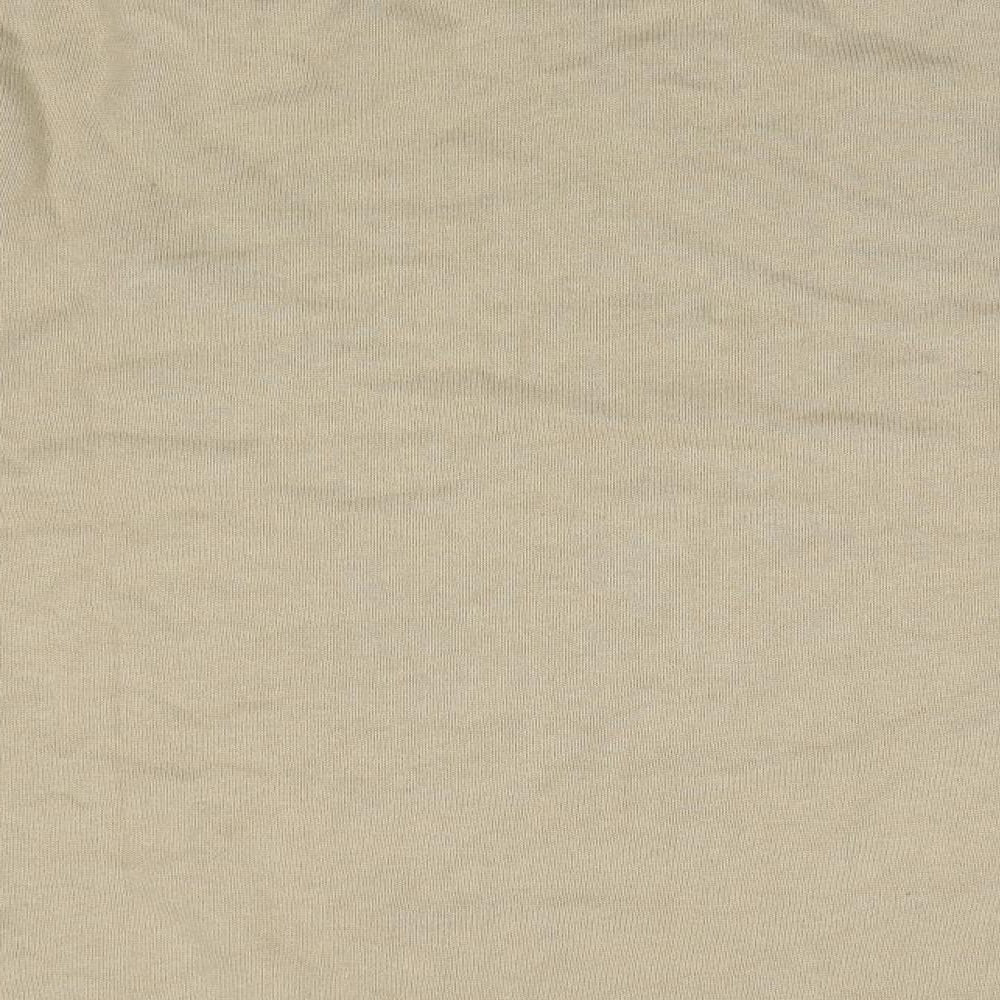 Simon Clarke Mens Beige Pullover Jumper Size XL