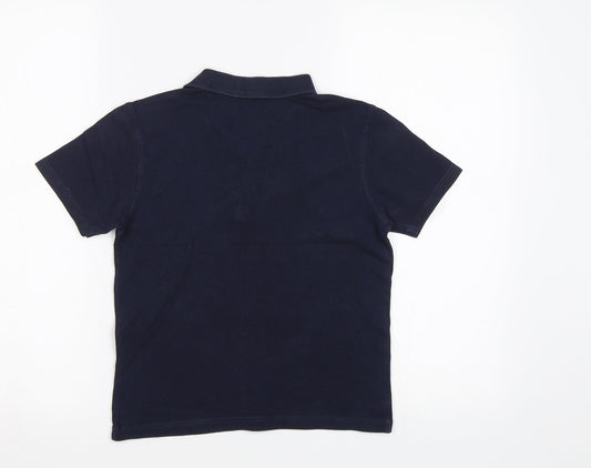 George Boys Blue Basic Polo Size 8-9 Years