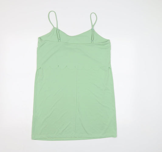 ASOS Womens Green Camisole Tank Size 14