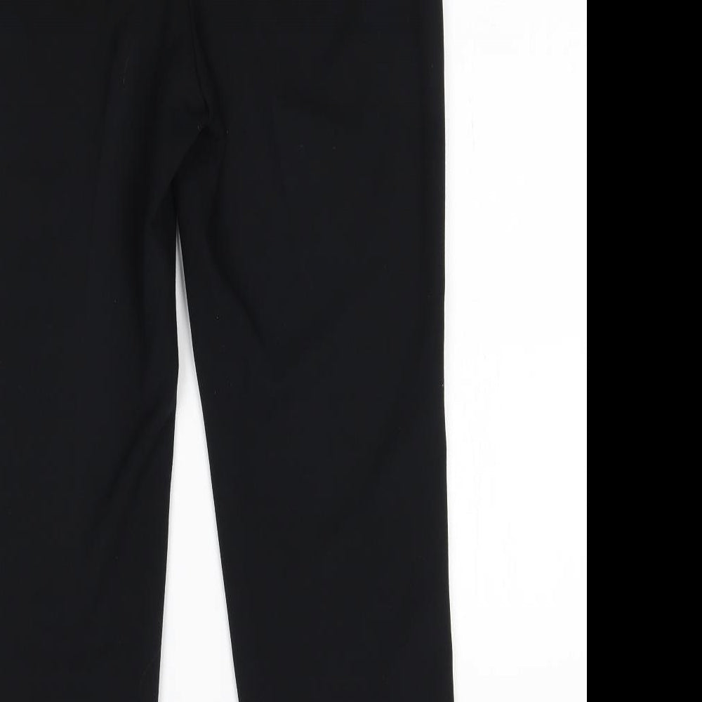M&S Womens Black Suit Trousers Size 10 L24 in